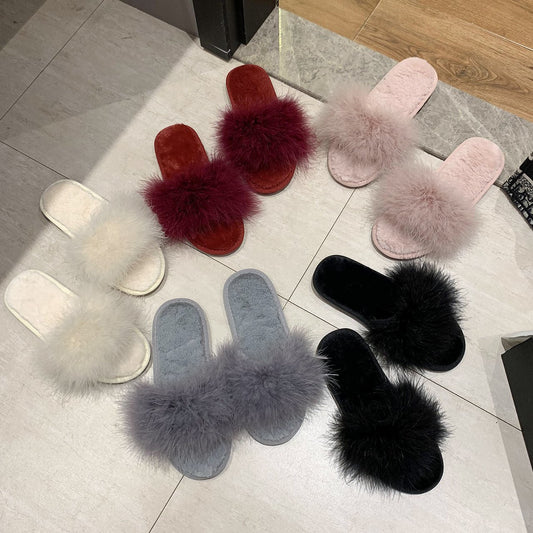 Fashion Casual Outdoor Furry Sandals For Women